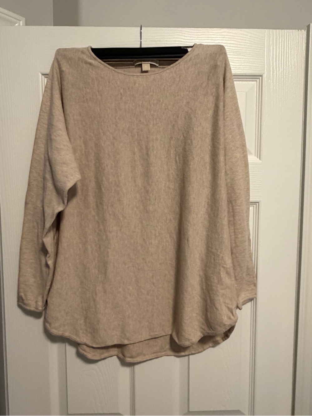 Michael Kors Beige Knit Crewneck Sweater